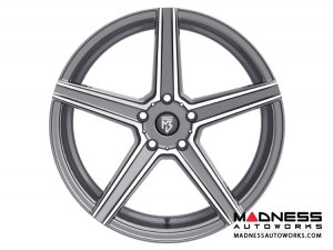 Ford Fusion Custom Wheels by Fondmetal - KV-1 - Matte Titanium Machined